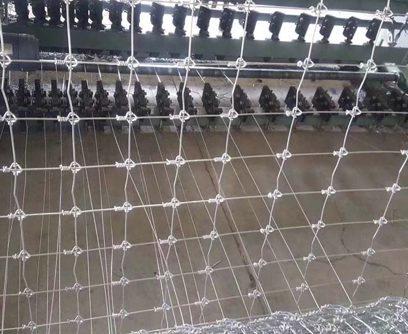 Fixed Knot Woven Farm Fence