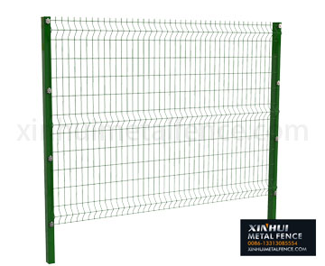 3D Panel Fence With Square Post