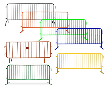 Powder Coated Crowd Control Barrier