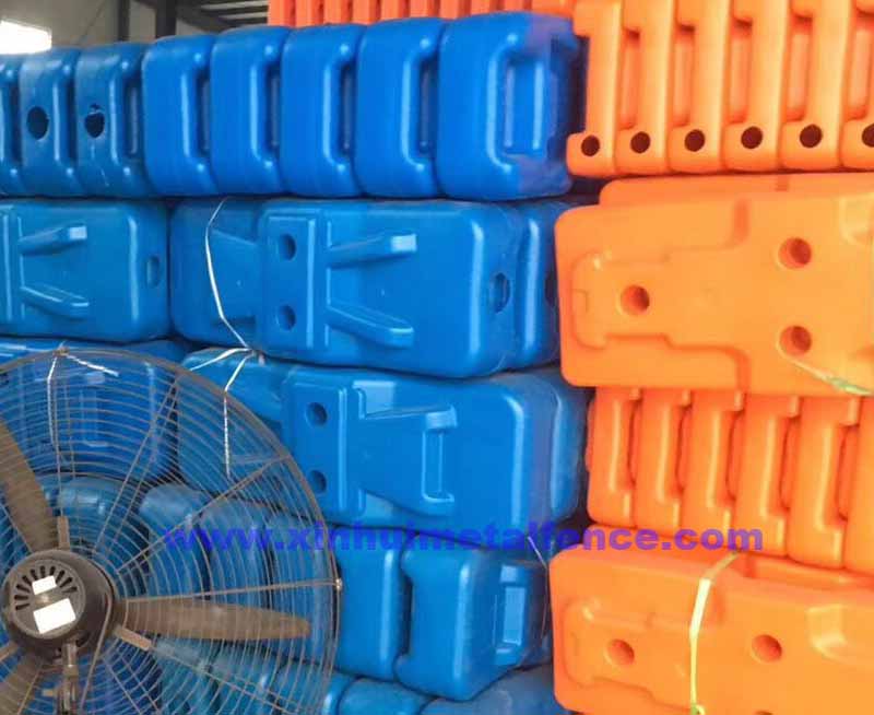 Concrete Filled Plastic Fence Block